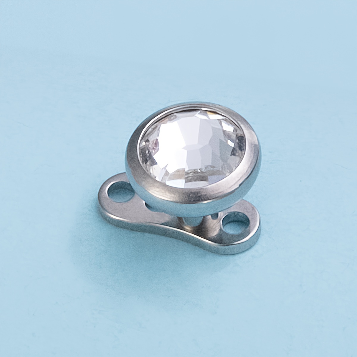 G23 Titanium Dermal Piercings with Synthetic Zirconia